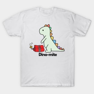 Humor | Dinos | Dinosaurs | Dino-mite | Gift for Dino Fans T-Shirt